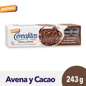 Galletitas de avena y cacao Cerealitas 243 grs