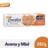 Galletitas de avena y miel Cerealitas 243 grs